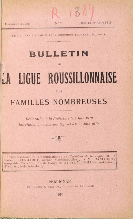 Bulletin de la ligue roussillonnaise