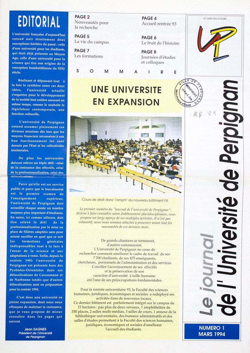 journal de l'université