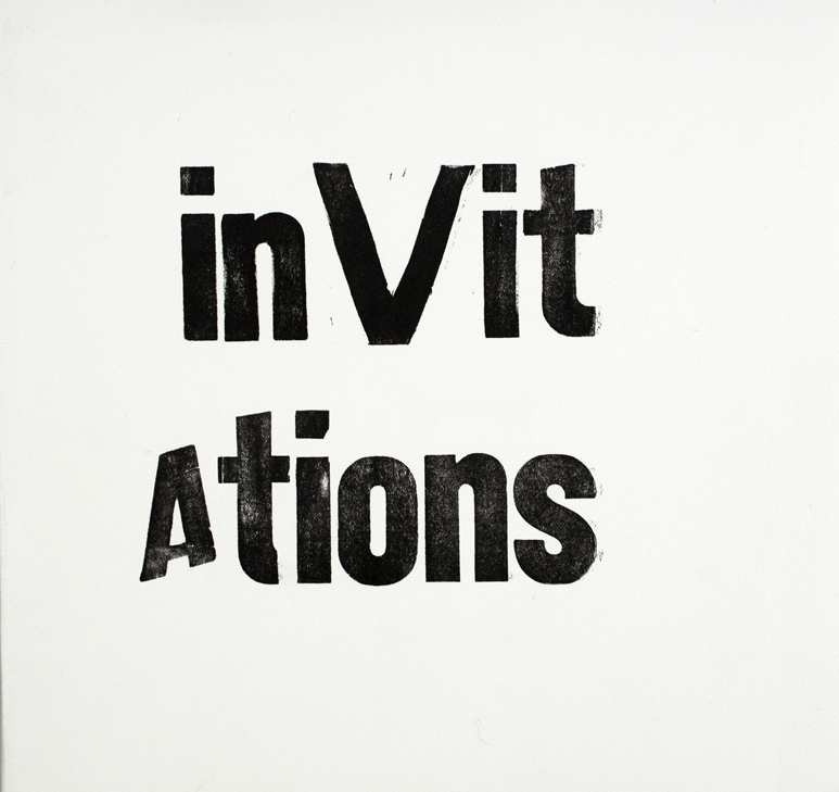 Couverture livre Invitations Olivier Savoyat 2020 Atelier des 13 Vents