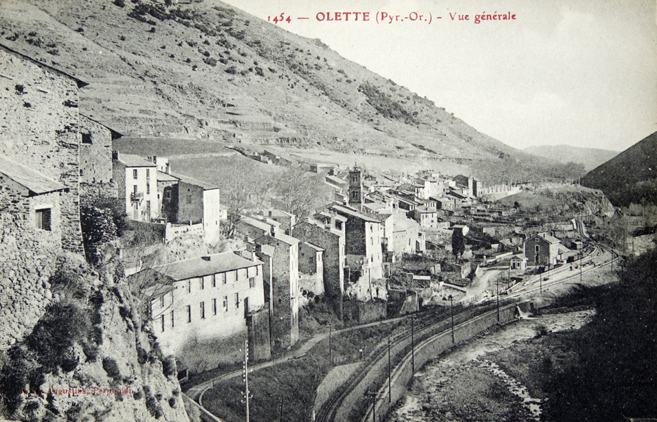 Olette. Carte postale