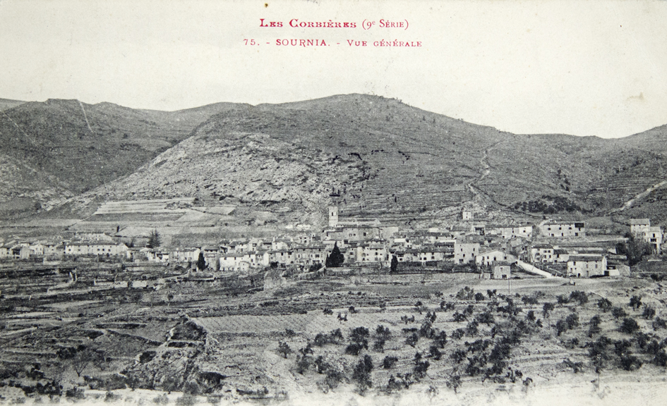 Sournia. Carte postale