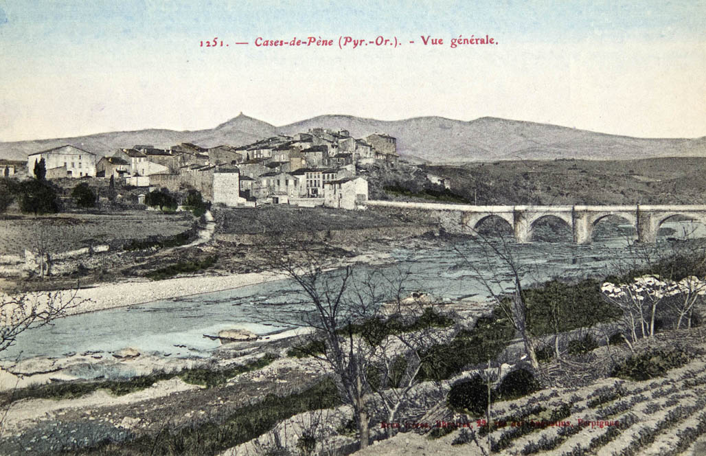 L'Agly à Cases de Pène carte postale