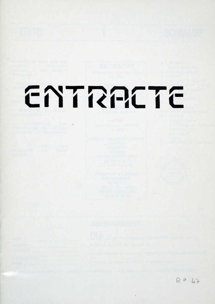 entracte