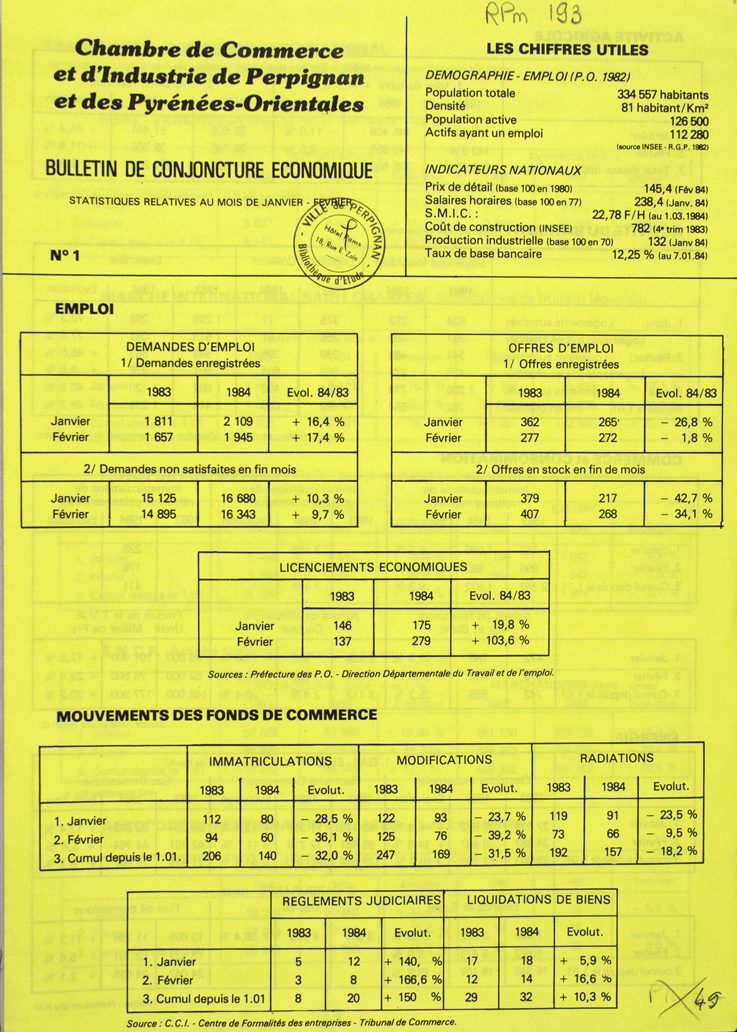 Bulletin conjonture 