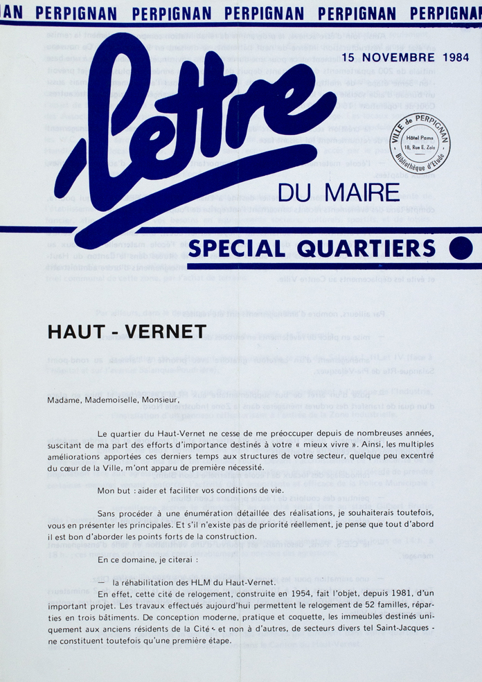 lettre du maire