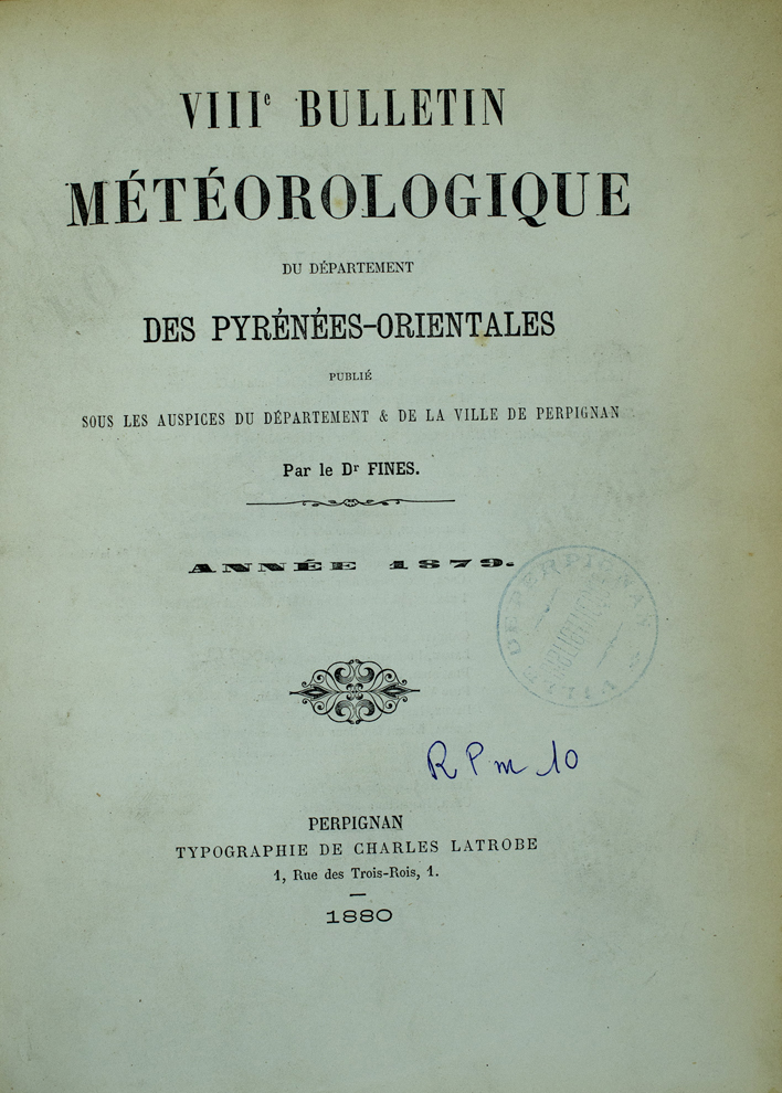 Bulletin météorologique