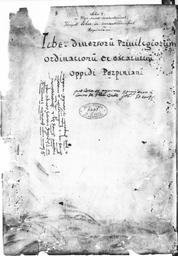 Liber diversorum privilegiorum ordinationum et estatuum oppidi Perpiniani | 
