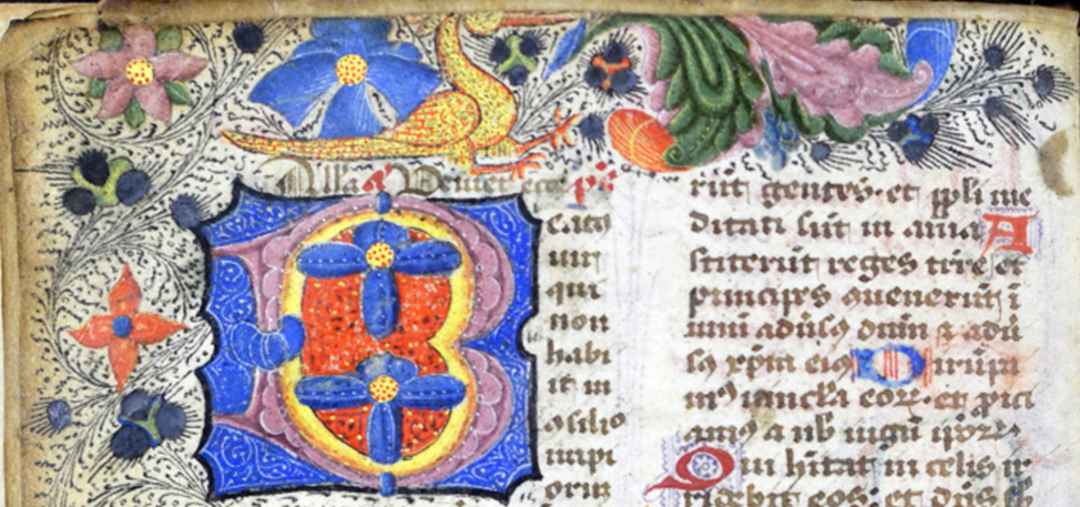Ms 6 - Breviarium iuxta ritum Fratrum minorum. XVe siècle. Détail