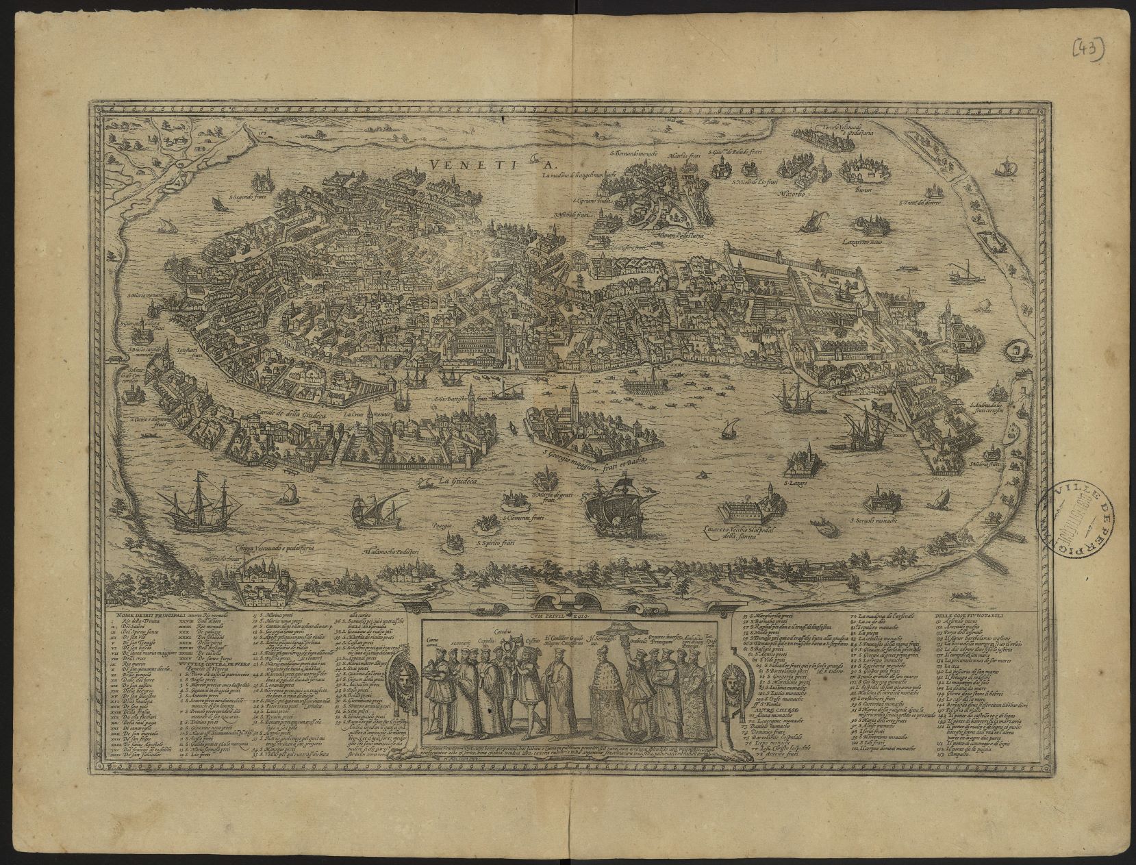 Un atlas urbain publié à la fin du XVIe siècle | 